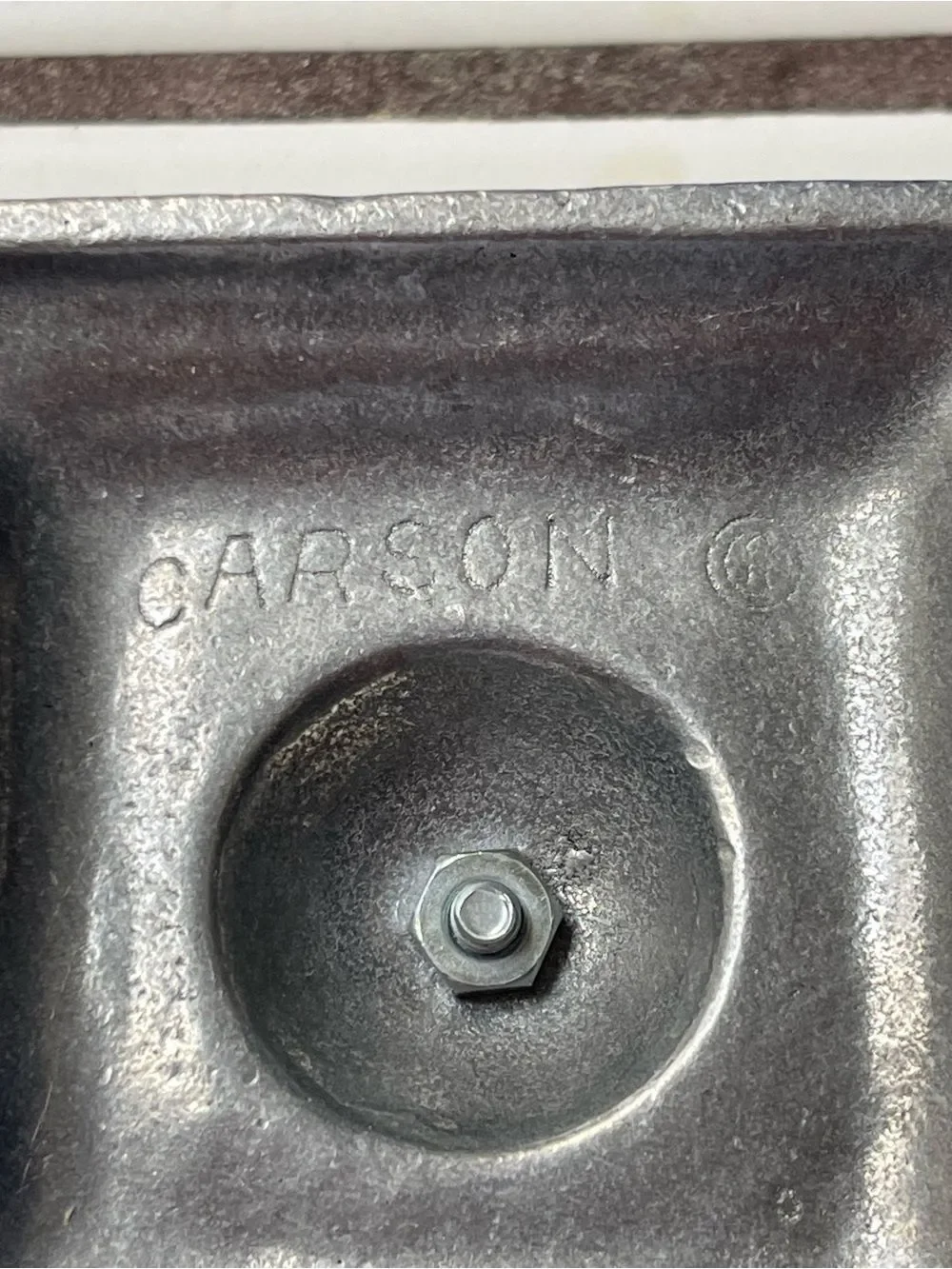 Carson Pewter Single Taper Candle Holder Vintage Square Base Rustic Home Decor